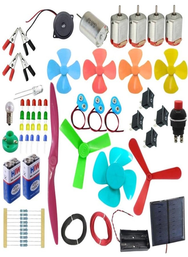 ESPtronics مجموعة ESPTRONICS DC Motor Science Kit التعليمية STEM Electronics للأطفال والطلاب، مشاريع الروبوتات والتجارب العلمية التي يمكنك القيام بها بنفسك - Image 2